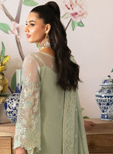 Gulaal Luxury Embroidered Chiffon 4 Piece Unstitched Suit GL24EC GL-EC-24V2-02 JADE